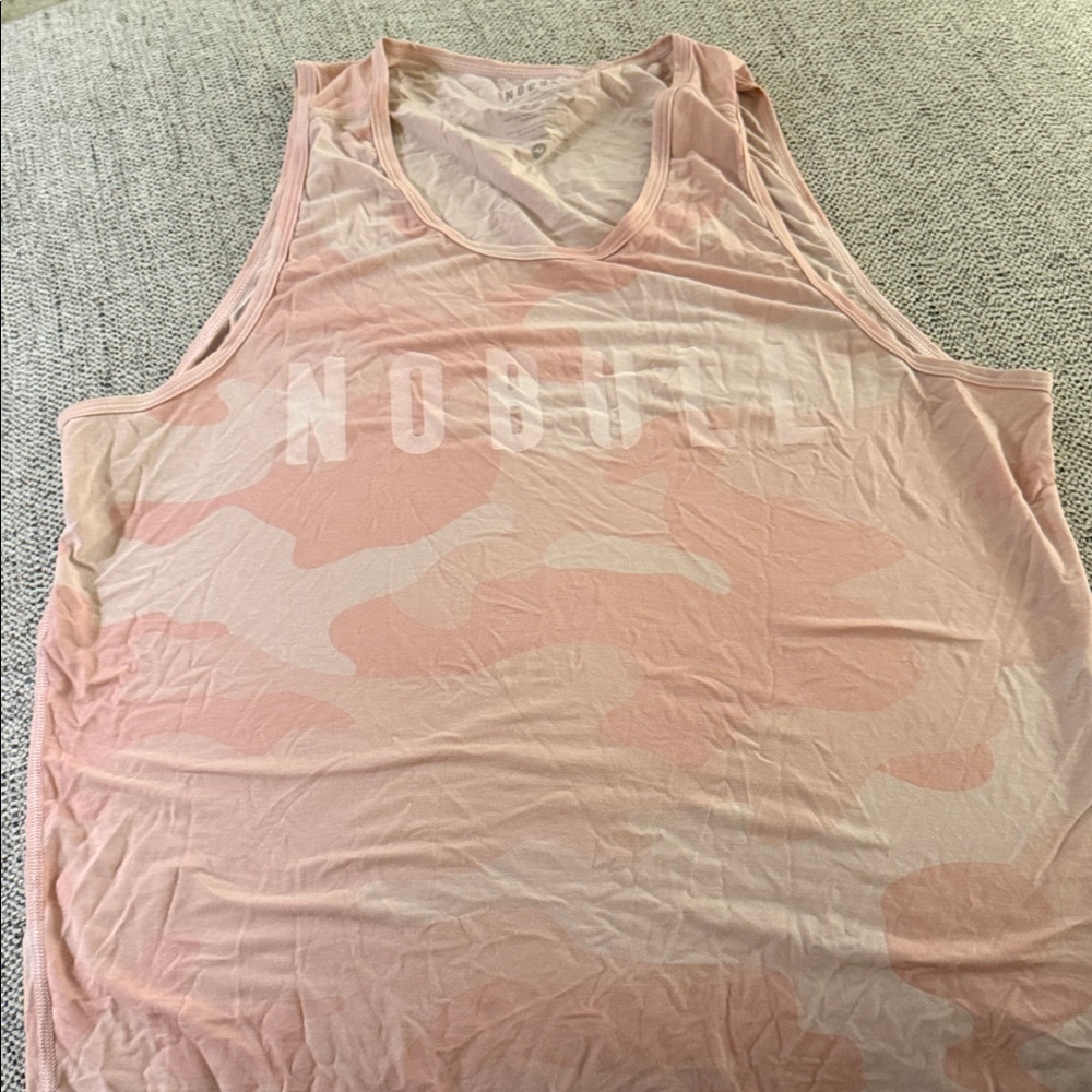 NOBULL Light Pink Camo Tank